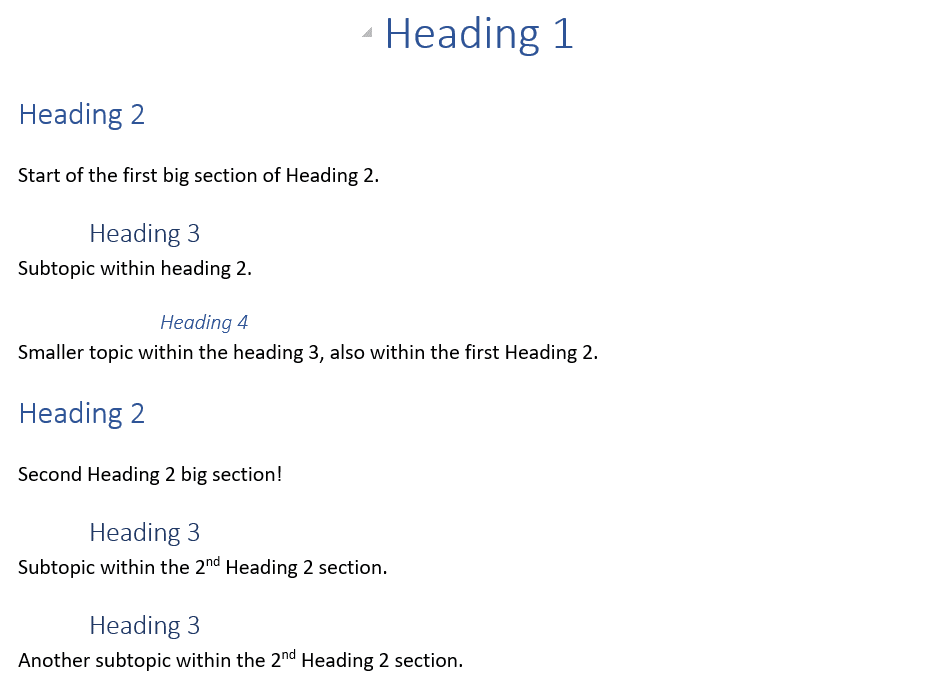 Accessibility at Penn State  Customizing Heading Styles in Word